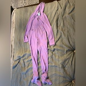 Hooded footie pajamagram pajamas
